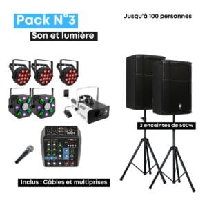 Sonorisation et éclairage - Location à Boulogne, Calais, Dunkerque, Saint-Omer et toute la région hauts de france.