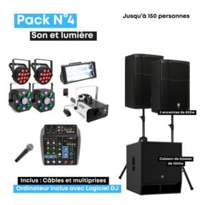 Sonorisation et éclairage - Location à Boulogne, Calais, Dunkerque, Saint-Omer et toute la région hauts de france.